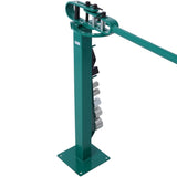 Pedestal Floor Compact Bender 7 Dies Versatile Compact Metal Tubing Bender 44' Mount Powdercoat W465P145719