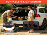 Camping Table 3-Foot with Mesh Desktop, Lightweight Portable Folding Grill Table for Outdoor Picnic 68559489