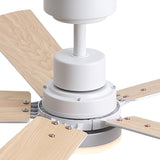 52" White Lowe Profile Ceiling Fan with Light W1367P247075