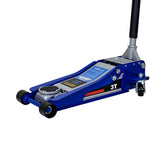 ZUN Low-Position Steel Vehicle Floor-mounted Hydraulic Jack with Dual-piston Quick-lift Pump, W1102P154155