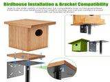 Bird Feeder Pole with Squirrel Baffle, 5-Prong Base Heavy Duty Bird Feeder Stand, 32"-94" Adjustable 89092428