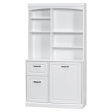 Bathroom Storage Cabinet with Tilt-Out Hamper, 70.9'' Tall Free Standing Organizer with Drawers & 75805868