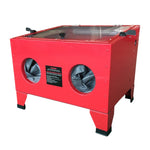 ZUN 25 Gallon Bench Top Air Sandblasting Cabinet Sandblaster Blast Large Cabinet Red 64011579