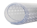 4735.5 Inch Clear PVC Office Chair Mat, Waterproof Anti-Slip Hardwood Floor Protector, Transparent 22450339