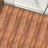 40Pcs Peel And Stick Floor Stickers, PVC Natural Wood Grain Look, Self Adhesive Removable And 99427858