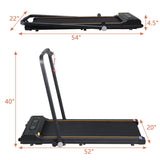 ZUN 0.75HP Single Function Electric Treadmill 94278007