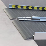 ZUN 10FT Foldable Threshold Ramp with Non-Slip Surface,Wheelchair Ramp,Aluminum Handicap Ramp 81562062