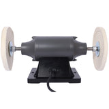 8-Inch Electric Polisher Buffer Grinder - Includes 4PCs 80Ply Thic Buffing Wheels Ideal W465P173365
