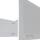 White Kitchen Wall Cabinet with 2 Doors B062P303930
