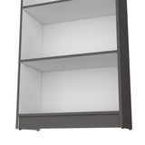 Sutton 4 Shelves Bookcase with Modern Storage Shelves B128P176169