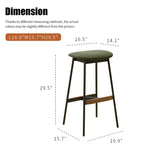 ZUN Modern Set of 2 Bar Stools Comfortable & Stylish Counter Height and Bar Height Bar Stools,Soft 34058011