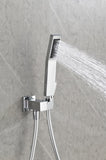 Shower Set System Bathroom Luxury Rain Mixer Shower Combo Set Wall Mounted Rainfall Shower Head W92864179