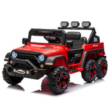 ZUN 24V Ride On Large PickUp Truck car for Kids,ride On 4WD Toys with Remote Control,Parents Can Assist W1396134564