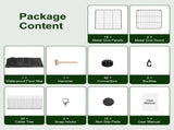 Modular Metal Small pet exercise pen DIY Multi Shape Layout, Metal Pet Enclosure Multi Tier L Square 12363411