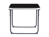 2.3ft Aluminum Camping Folding Table black 73312515