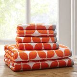 ZUN Cotton Jacquard Bath Towel 6 Piece Set B03596395