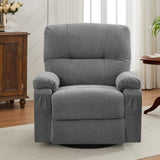 ZUN Recliner chair,360 degree rotating swing single sofa chair, equipped with soft cushion and backrest, W1521P265833