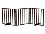 The Wooden Dog Fence Walnut 36914818