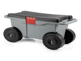 Rolling Garden Cart with Seat - Storage with Tool Tray 79157555