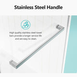 68-72 inches *76 inches Frameless Double Sliding Soft-Close Shower Door, 3/8 inches Thick W1552P174981