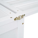 Full Size Murphy Bed with USB Port and a Large Drawer, White N708P205903K