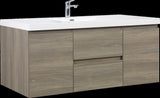 60" Floating Bathroom Vanity with Sink, Modern Wall-Mounted Bathroom Storage Vanity Cabinet with W1573P152705