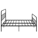 Metal Platform Bed frame with Headboard, Sturdy Metal Frame, No Box Spring Needed W578P147731