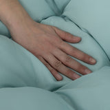 2 Persons Egg Chair with Stand Indoor Outdoor Swing Chair Patio Wicker Hanging Egg Chair Hanging W1703P163953