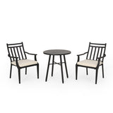 DELMAR 3PC METAL BISTRO SET 66543.00BGE