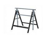 Adjustable Telescopic Builder Trestle Set of 2, Folding Steel Saw Horse Work Bench for DIY 25322882