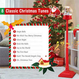5 Ft Christmas Streetlamp Decor 360&deg Rotating Ferris Wheel , 15 Colorful LEDs, 8 58502355