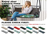 Outdoor Bench Cushion, 63 20 4 Inch, Tufted Waterproof Swing Cushion with Ties, for Patio Bench 50597367