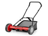 16 Inch Push Lawn Mower with Grass Catcher Bag-Red 67275358