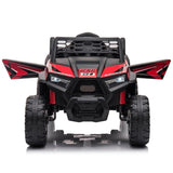 ZUN 12V kids Ride On Mini UTV, Electric Car with Front LED Lights and Horn, Single Seat with a Safety W2181137667