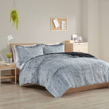 Twin/Twin XL Shaggy Long Fur Comforter Mini Set B035129365