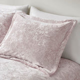 Full/Queen Crushed Velvet Sherpa Reversible Comforter Set B035129828