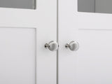 Double Doors Bathroom Cabinet White 94499903