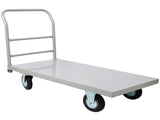 Platform Truck Industrial Flat Dolly Cart with Wheels - Heavy Duty 24 x 48 Cart - 2000lb Capacity 49420845