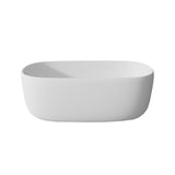 51'' Freestanding Bathtub Resin Stone Soaking Bathtub Solid Surface Modern Tubs with Overflow and W2753P191225