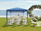 2 x 2m Two Doors & Two Windows Practical Waterproof Right-Angle Folding Tent Blue 50301898