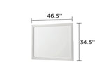 Soul Modern Style Mirror Made with wood in White G150108661