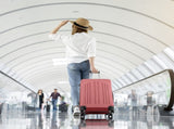 Curved Vertical Stripe 4-in-1 Trolley Case - Retro Red 82742901