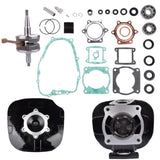 ZUN For Yamaha Blaster 200 66mm Piston Cylinder Crank Motor Rebuild Gasket Seal Kit 17499573