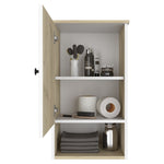 ZUN Alaska Medicine Cabinet, With Three Storage Shelves, Single Door Cabinet B128P148852