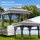 ZUN Outdoor Pop Up Canopy Gazebo （Prohibited by WalMart） 79642658