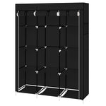 ZUN 67" Portable Closet Organizer Wardrobe Storage Organizer with 10 Shelves Quick and Easy to Assemble 39192486