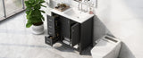 36" Bathroom Vanity with Sink Top, Bathroom Vanity Cabinet with Two Doors and Two Drawers, Solid N725P245278B