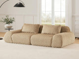 82" Modern Modular Sectional Sofa for Living Room,Flannelette Fabric,highly textured,Oversized W714P377075
