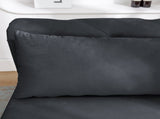 Black Chaise Lounge Indoor,Velvet Lounge Chair for Bedroom with Storage & Pillow,Modern Upholstered W1170100898