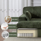 Double Chaise Lounge Chair Indoor,Oversized Upholstered Sleeper Cloud Couch,Deep Seat Luxury Sofa 51892643